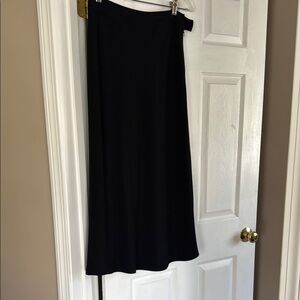 Charter Club Black Midi A-Line Skirt for Cocktail